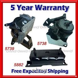 N806 Fit 14-18 Chevrolet Silverado 1500 5.3/6.2 4WD 6Spd A/T Motor & Trans Mount