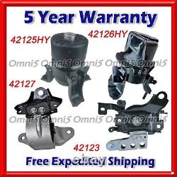 N860 Fits 2021-23 Lexus ES250/2019-2023 ES300h 2.5L AUTO Motor & Trans Mount 4pc