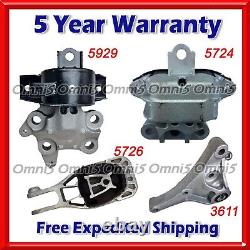 N975 Fits 2016-2021 Buick Encore 1.4L VIN B AUTO Motor & Transmission Mount 4pc