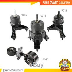 NEW Engine Motor & Trans Mount Set 4PCS 02-06 Toyota Camry 2.4L with Auto Trans