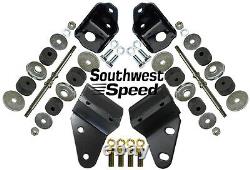 New 1955-57 Chevy Front & Rear Motor Mount Kit, Sbc V-8, Bellhousing, Engine Mounts