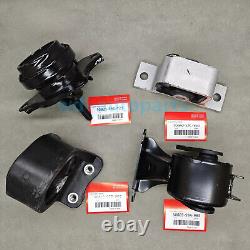 New 4PCS engine motor and transmission installation for 02-06 Honda CR-V2.4L