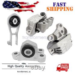 New 4X Engine Mounts & Transmission Mount Fits For Jeep Renegade 17-15 2.4L