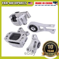 New Engine Mounts & Transmission Mount Set For 2015-17 Jeep Renegade L4 2.4L