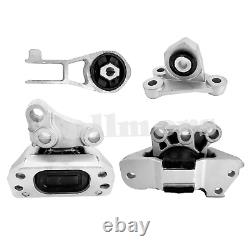 New Engine Mounts & Transmission Mount Set For 2015-17 Jeep Renegade L4 2.4L