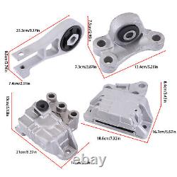 New Engine Mounts & Transmission Mount Set For 2015-17 Jeep Renegade L4 2.4L