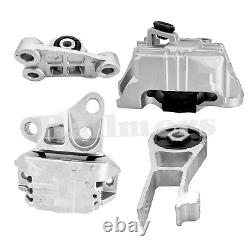 New Engine Mounts & Transmission Mount Set For 2015-17 Jeep Renegade L4 2.4L