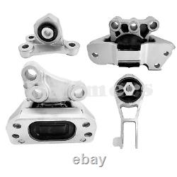 New Engine Mounts & Transmission Mount Set For 2015-17 Jeep Renegade L4 2.4L