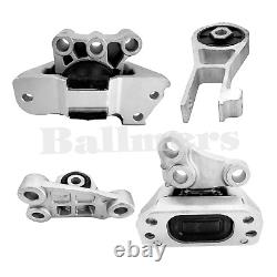 New Engine Mounts & Transmission Mount Set For 2015-17 Jeep Renegade L4 2.4L