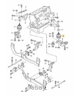 New Genuine Audi A4 2008-2010 Hydraulic Bearing Engine Mount Support Left N/s