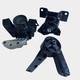 New Genuine Engine Mounting 11610-61pa0, 11620-71la0, 11710-71la0 Set Of 3 Piece
