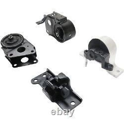 New Motor & Trans Mount Kit Front & Rear For Nissan Murano 2003-2007 WithO Sensor