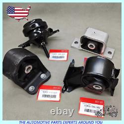 New OEM 4PCS engine motor and transmission installation for 02-06 Honda CR-V2.4L