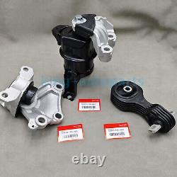 OEM 3PCS Engine Motor &Auto Transmission Mount Set For 2012-13 Honda Civic 1.8L