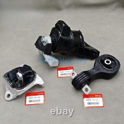 OEM 3PCS Engine & Transmission Mount 2014-2015 For Honda Civic Coupe 1.8L Auto