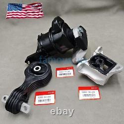 OEM 3PCS Engine & Transmission Mount 2014-2015 For Honda Civic Coupe 1.8L Auto