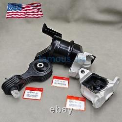 OEM 3PCS Engine & Transmission Mount 2014-2015 For Honda Civic Coupe 1.8L Auto