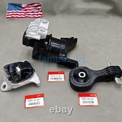 OEM 3PCS Engine & Transmission Mount 2014-2015 For Honda Civic Coupe 1.8L Auto