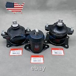 OEM 3PC Motor Mounts Set for 03-07 Honda Accord 04-08 Acura TSX 2.4L Auto Trans