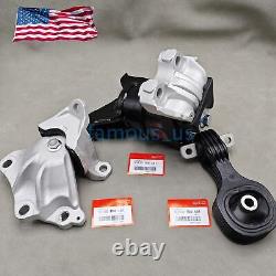 OEM 3X Engine Motor & Auto Transmission Mount Set For 2012-2013 Honda Civic 1.8L