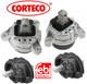 OEM Engine Motor Mount Hydraulic + Transmission Mount Set 4pc for BMW 528i 12-16