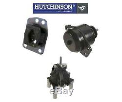 OEM Hutchinson 3-Piece Motor Mount Set SAAB 9-5 with Manual Transmission NEW