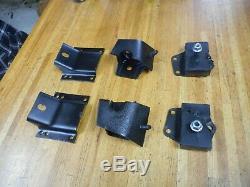 Original 1966 67 68 1969 Ford Fairlane Torino 390 428cj Motor Engine Mounts Set