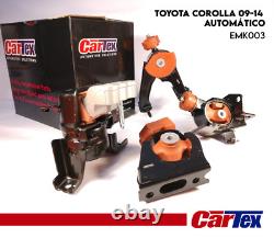Premiun Engine Mount Kit CARTEX (4) Corolla 09-13 Automatic Transmission