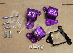 Purple Civic 96-00 EK D-B Series B16 B18 Engine Motor Mounts Conversion Swap Kit