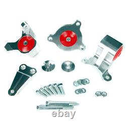 REV9 POWER Aluminum 75A Urethane Motor Mount Set For 02-06 Acura RSX Type S All
