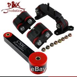 Red Poly Motor Transmission Mount Kit for Legacy GT/Forester XT /Impreza WRX STI