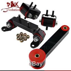 Red Poly Motor Transmission Mount Kit for Legacy GT/Forester XT /Impreza WRX STI