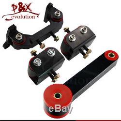 Red Poly Motor Transmission Mount Kit for Legacy GT/Forester XT /Impreza WRX STI