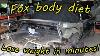 Removing What Little Metal Is Left On The Back Of The Mustang Gt Parts Car Rebuild