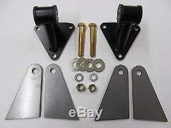 SBC and BBC Chevy weld-in Engine Motor Mounts, Pair, USA made, TIG welded