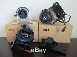 Set 4 Engine & Transmission Mounts Fits 2004-2006 Nissan Maxima & Altima 3.5l