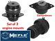 Set Of 3 Meyle Engine Mounts Vw Corrado 2.9 Vr6 & Golf Mk3 2.8 Vr6 2.9 Vr6