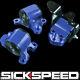 Sickspeed 96-2000 Motor Mounts Kit D16 B16 B18 Ek B-series Engine Blue