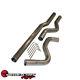 SpeedFactory Racing 3 Stainless Steel Mandrel Bent Exhaust Piping Kit