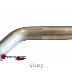 SpeedFactory Racing 3 Stainless Steel Mandrel Bent Exhaust Piping Kit