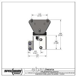 Speedway Motors 1947-54 Chevy Pickup SBC 350 Motor Mounts for Bolt-In IFS