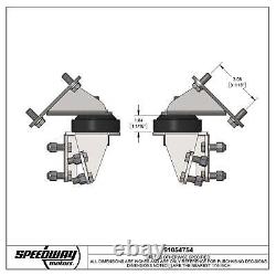 Speedway Motors 1947-54 Chevy Pickup SBC 350 Motor Mounts for Bolt-In IFS