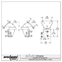Speedway Motors 1947-54 Chevy Pickup SBC 350 Motor Mounts for Bolt-In IFS