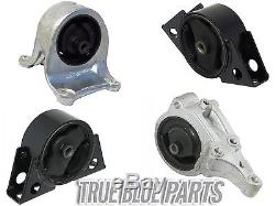 Super Auto Mounts For Nissan 98-01 Altima 2.4L Engine&Trans Motor Kit (4 Mounts)