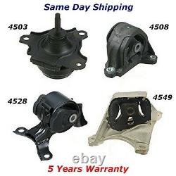 Transmission And Motor Mount Set Kit For 02/05 Acura RSX 2.0L Manual Trans