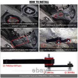 Transmission Engine Motor Mount Kit Dog Bone For VW MK6 MK5 Golf GTI R Audi 2.0T