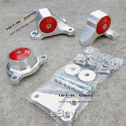 Turbo Engine Mounts FOR Honda Civic Si 02-06 Acura RSX K20 EP3 Replacement Red