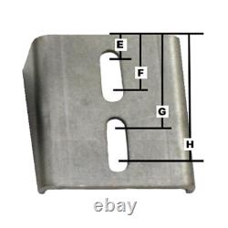 Universal Steel Motor Mounts Biscuit Style 3 Bolt Weld In Chevy SBC BBC 283-502