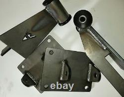 Weld in Engine Mount Adapter Swap Kit GEN 5, LT LT1 LT4 L83 L86 5.3 6.2 #17060A