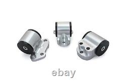 Yonaka Aluminum Motor Mounts Civic Del Sol Integra EG DC B16A B18C 3-Bolt Post